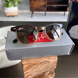 ORB2298 RAY-BAN HAWKEYE Polished Havana On Transparent Brown